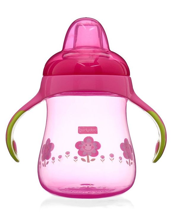 Babyhug Twin Handle Training Soft Spout Cup Blue - 150 ml
