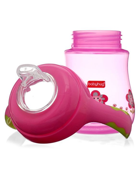 Babyhug Twin Handle Training Soft Spout Cup Blue - 150 ml