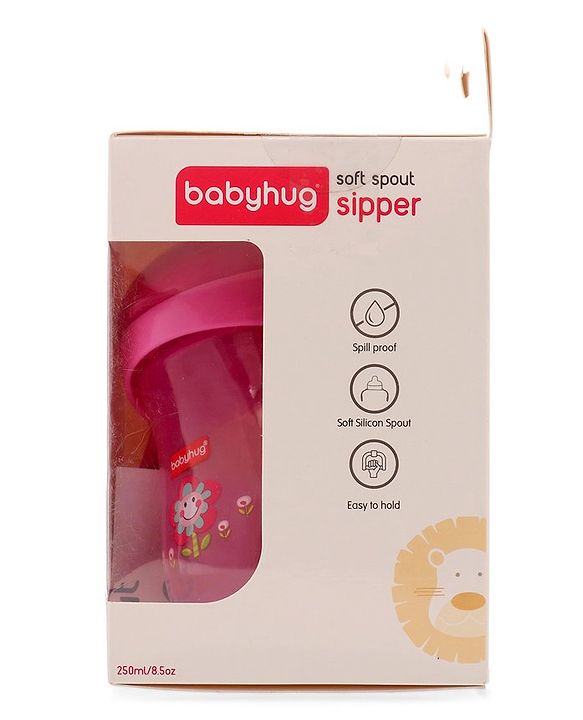 Babyhug Twin Handle Training Soft Spout Cup Blue - 150 ml