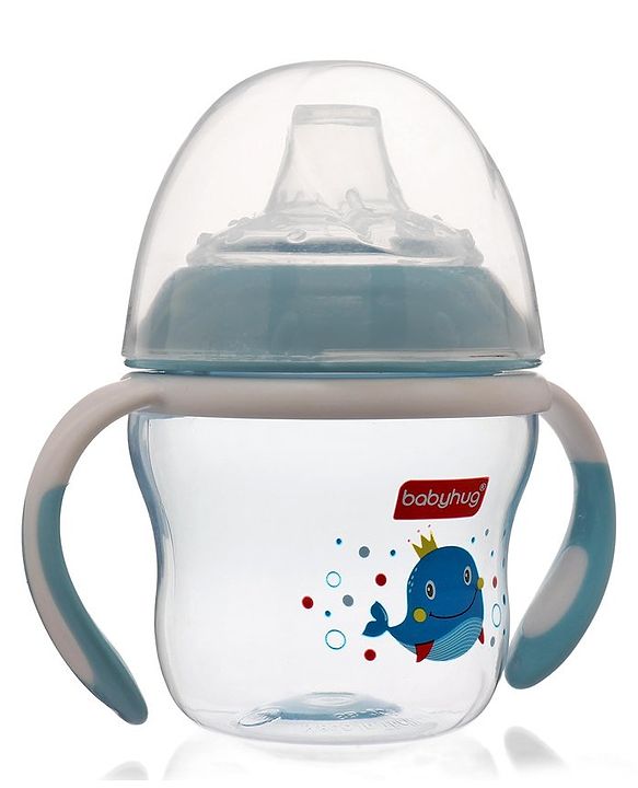 Babyhug Twin Handle Training Soft Spout Cup - 150 ml (Colour May Vary)