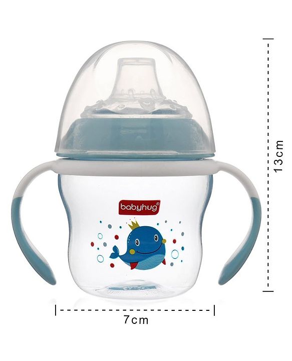 Babyhug Twin Handle Training Soft Spout Cup - 150 ml (Colour May Vary)