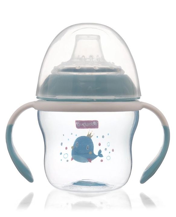 Babyhug Twin Handle Training Soft Spout Cup - 150 ml (Colour May Vary)