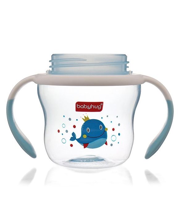 Babyhug Twin Handle Training Soft Spout Cup - 150 ml (Colour May Vary)