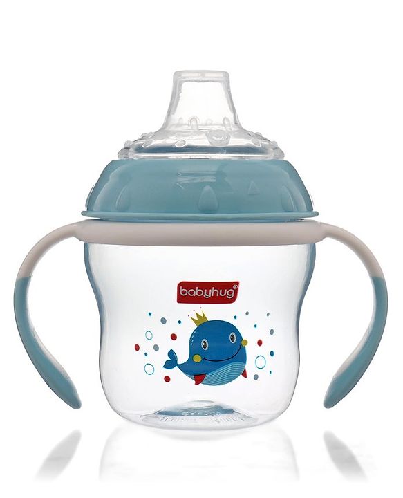 Babyhug Twin Handle Training Soft Spout Cup - 150 ml (Colour May Vary)
