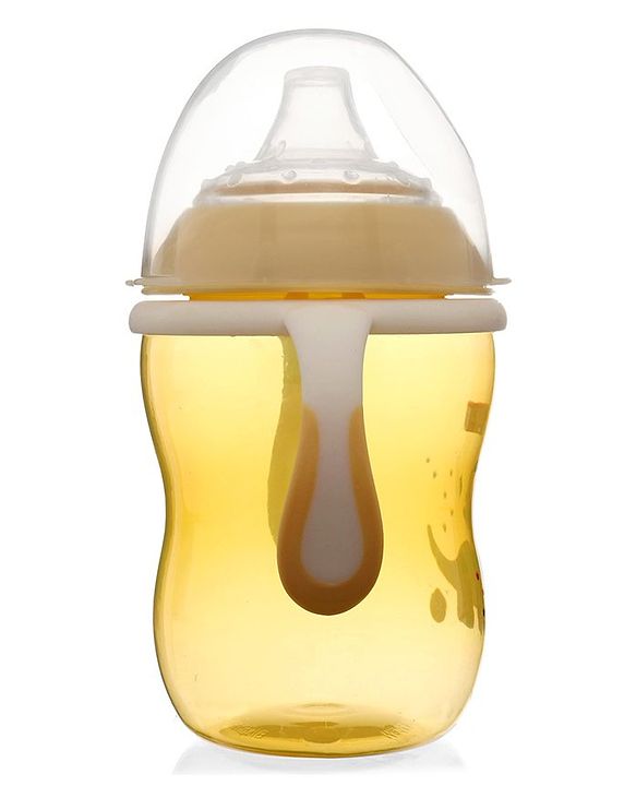Babyhug Twin Handle Training Soft Spout Cup Yellow - 250 ml
