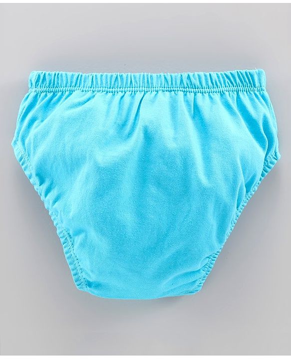 Babyhug 100% Cotton Antibacterial Brief Pack of 3 - Blue Orange