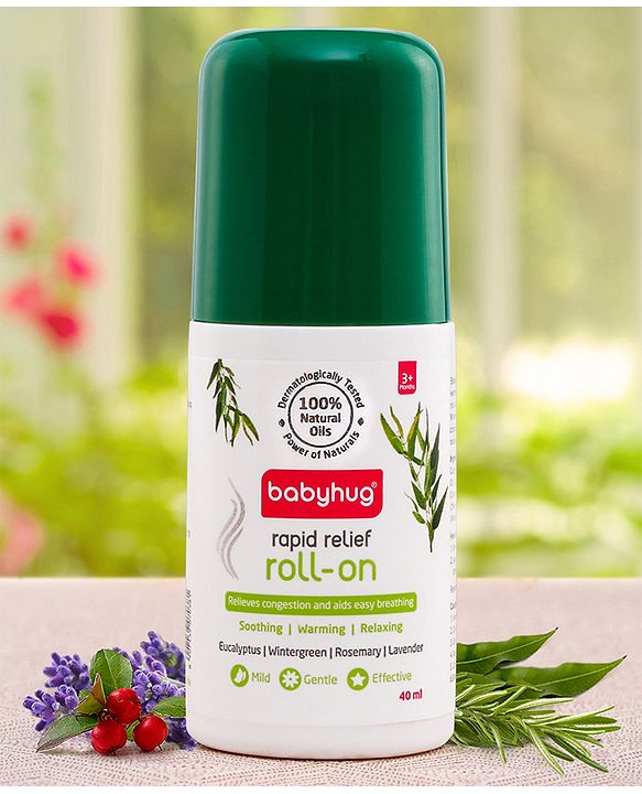 Babyhug Rapid Cold Relief Roll On - 40 ml