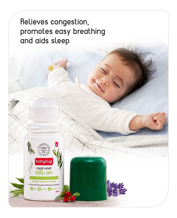 Babyhug Rapid Cold Relief Roll On - 40 ml