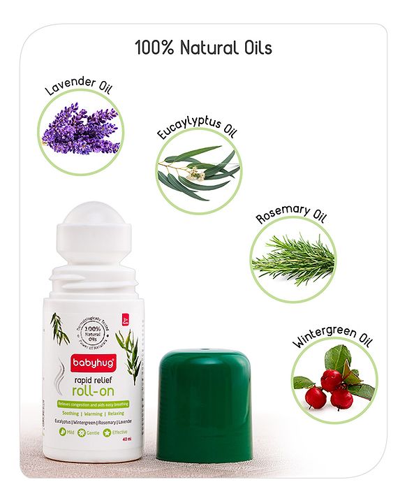 Babyhug Rapid Cold Relief Roll On - 40 ml