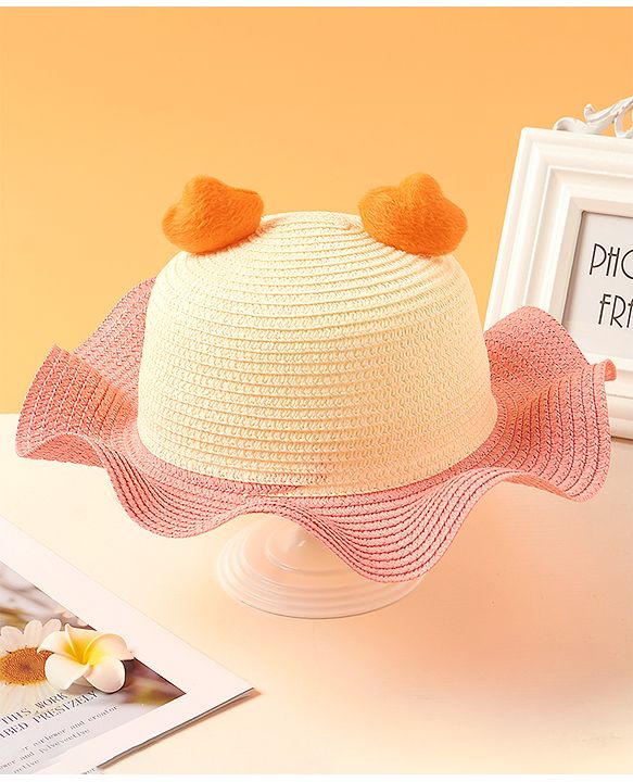Babyhug Owl Print Hat Pink - Circumference 54 cm