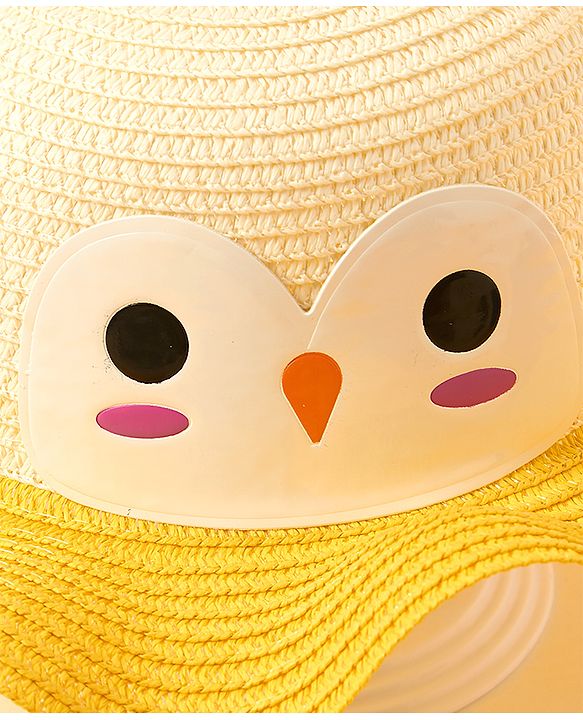 Babyhug Owl Print Hat Pink - Circumference 54 cm