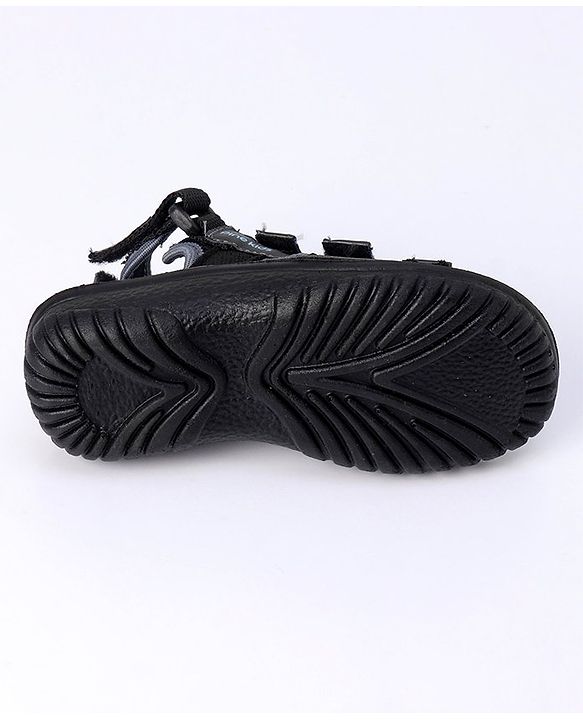 Pine Kids Sandals With Triple Velcro Closure - Blue Black