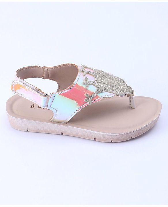 Pine Kids Sandals With Velcro Closure - Light Pink