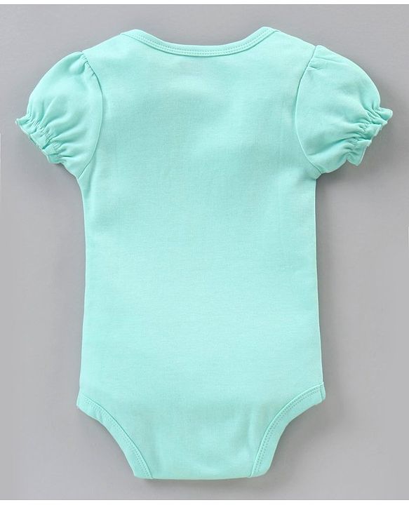 Babyhug 100% Cotton Puff Sleeves Onesies Pack of 5 - Multicolour