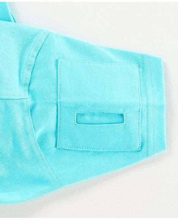 Pine Kids 100%Cotton Half Sleeves Softner Wash Tee Racing Car Print - Blue