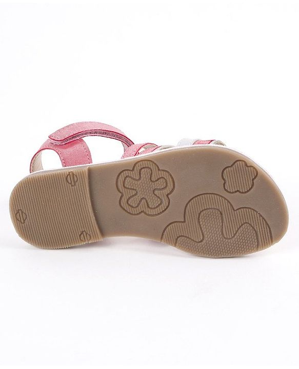 Pine Kids Party Wear Flat Sandals - Pink