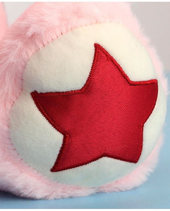 Babyhug Plush Teddy Bear Soft Toy Pink Height 30 cm (Colour Bow May Vary)