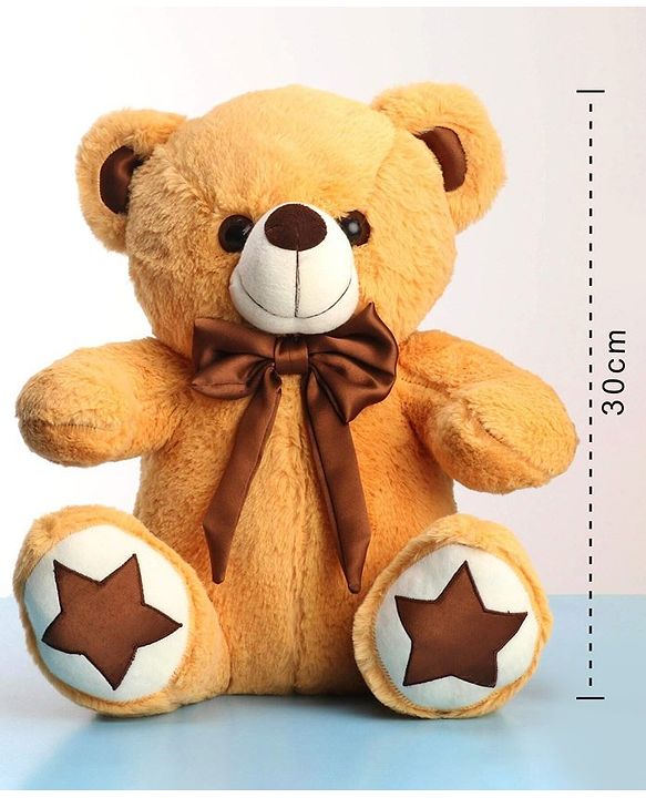 Babyhug Plush Teddy Bear Soft Toy Brown - Height 30 cm