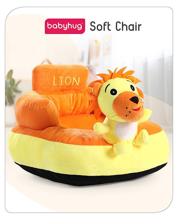 Babyhug Kids Penguin Shaped Sofa Chair - Blue