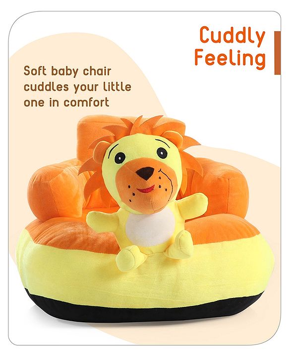 Babyhug Kids Penguin Shaped Sofa Chair - Blue