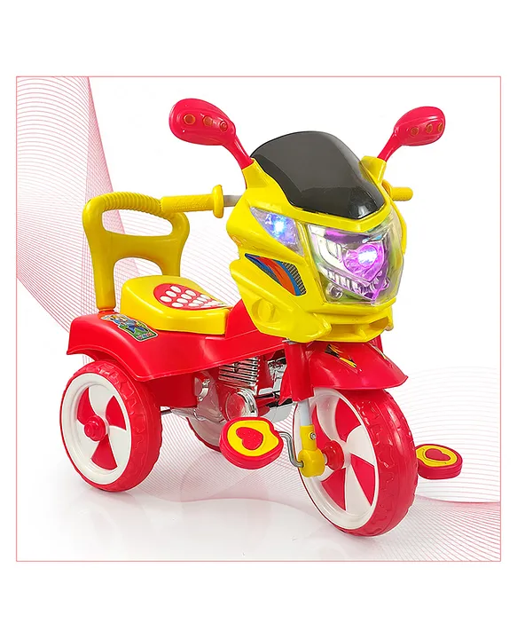 Dash Victor Musical Tricycle With Light Under Seat Storage Space Red Online in India Buy at Best Price from FirstCry 8552062