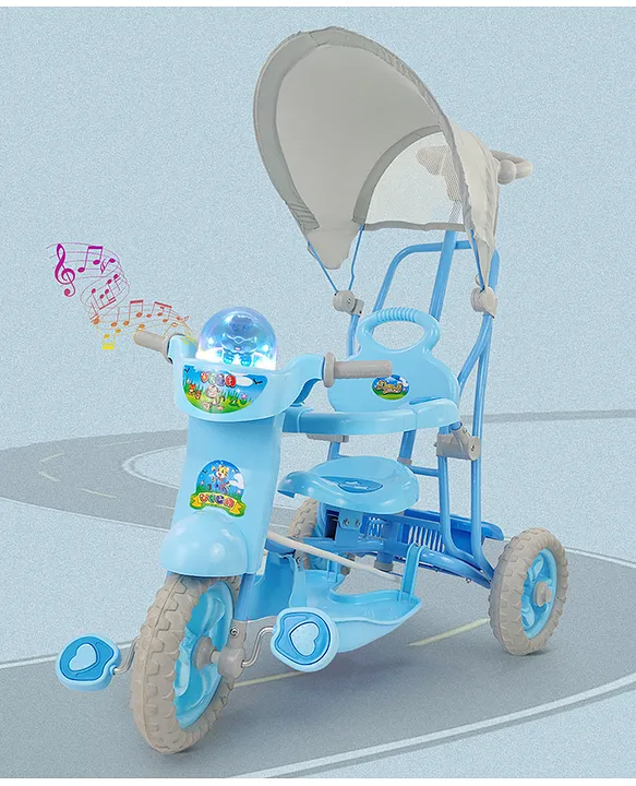 Tricycle with child hot sale seats on front