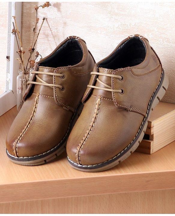 Pine Kids Party Wear Shoes - Brown