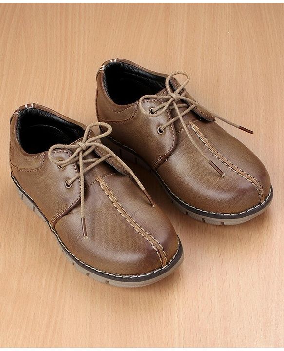 Pine Kids Party Wear Shoes - Brown