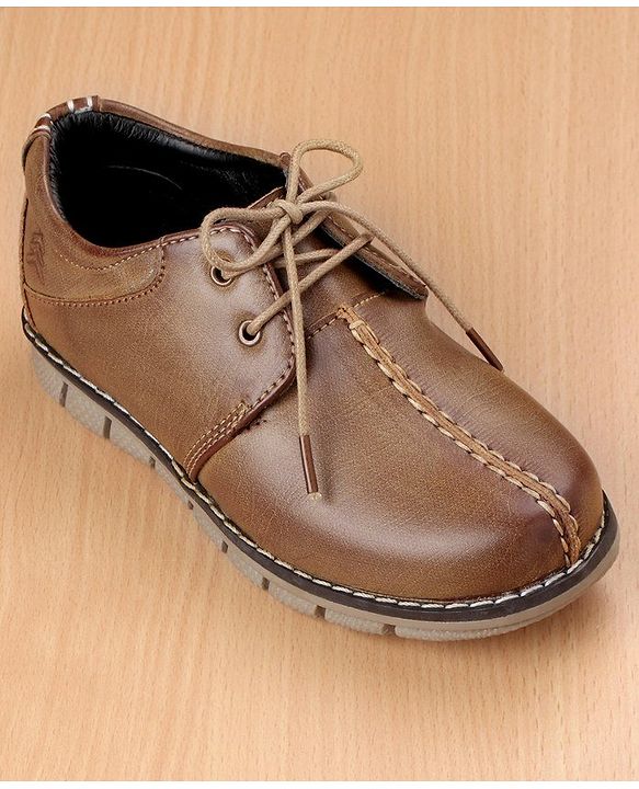 Pine Kids Party Wear Shoes - Brown