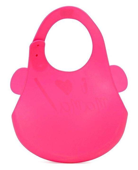 Babyhug Soft Silicone Feeding Bib  Bird Print, Yellow| Waterproof, Tear-Resistant, Easy to Wear| With Deep Crumb Catcher| Adjustable Fit| Foldable & Easy to Carry