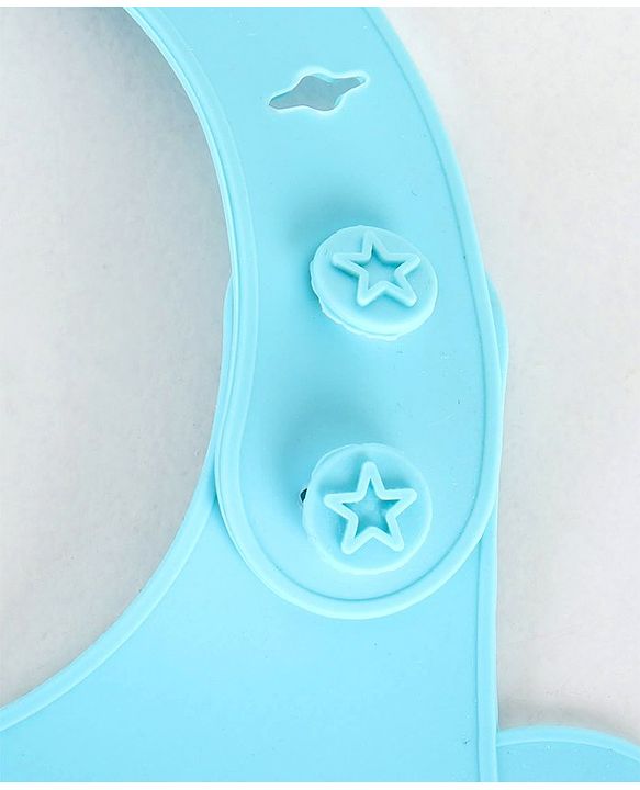Babyhug Soft Silicone Feeding Bib  Bird Print, Yellow| Waterproof, Tear-Resistant, Easy to Wear| With Deep Crumb Catcher| Adjustable Fit| Foldable & Easy to Carry