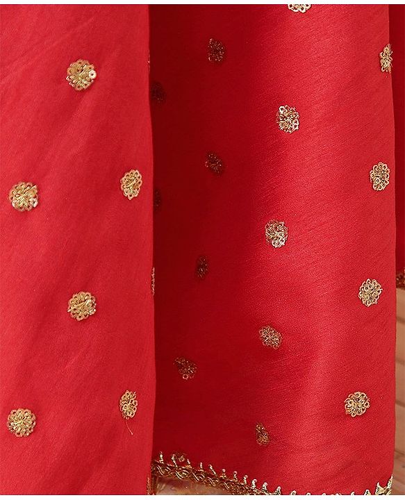 Babyhug Choli & Lehenga With Dupatta  - Orange