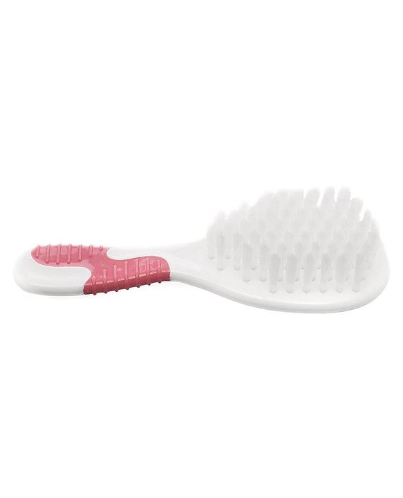 Babyhug Soft Bristle Baby Hair Brush and Comb Set Gentle  Pink |Scalp Care | Soft Bristle | BPA Free | Perfect Gift | Eco-Friendly | Round Tip