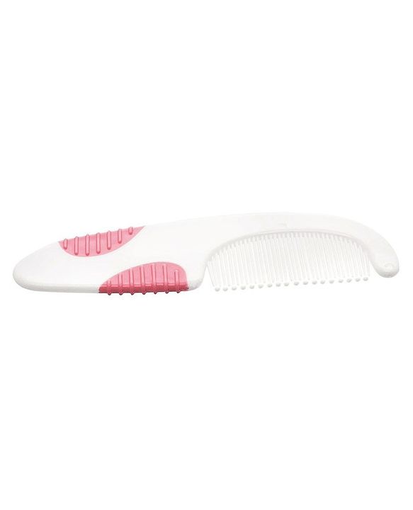 Babyhug Soft Bristle Baby Hair Brush and Comb Set Gentle  Pink |Scalp Care | Soft Bristle | BPA Free | Perfect Gift | Eco-Friendly | Round Tip