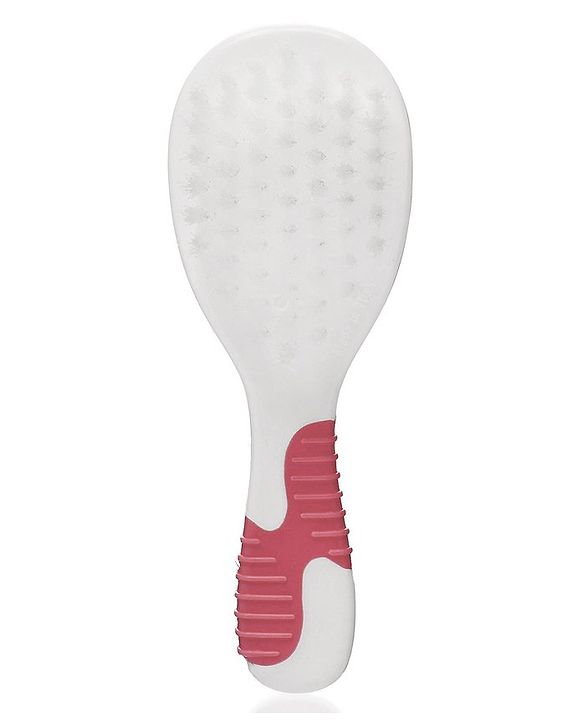 Babyhug Soft Bristle Baby Hair Brush and Comb Set Gentle  Pink |Scalp Care | Soft Bristle | BPA Free | Perfect Gift | Eco-Friendly | Round Tip
