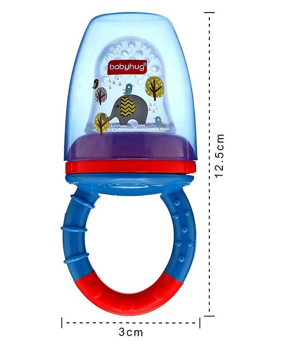 Babyhug 2 in 1 Fruit Nibbler - Blue