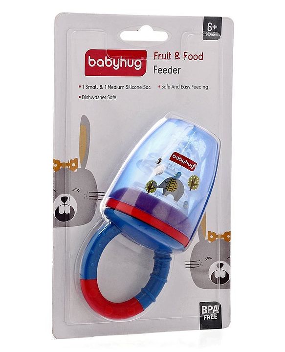 Babyhug 2 in 1 Fruit Nibbler - Blue