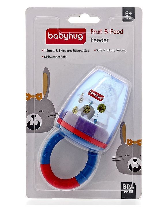 Babyhug 2 in 1 Fruit Nibbler - Blue