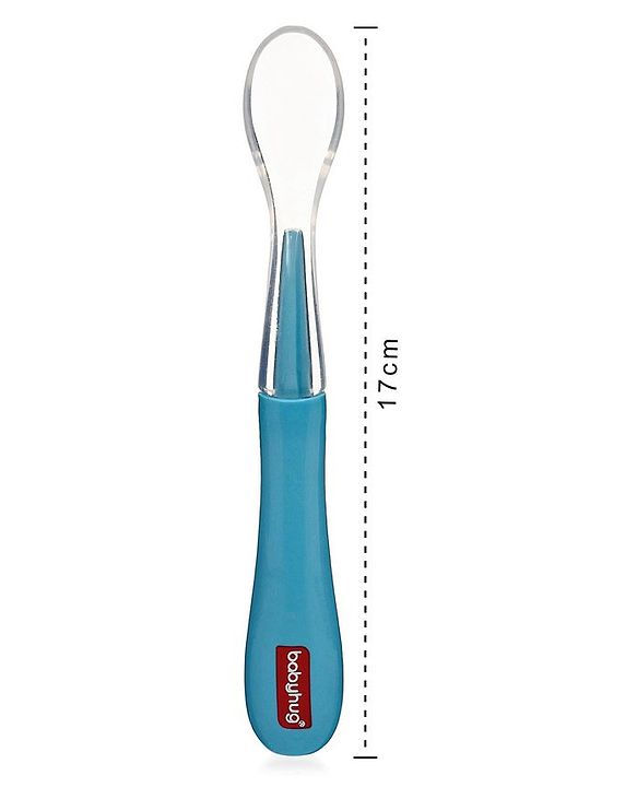 Babyhug Silicone Spoon Pack of 2 - Blue