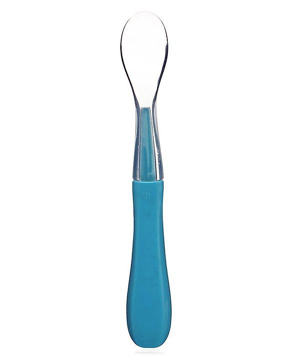 Babyhug Silicone Spoon Pack of 2 - Blue