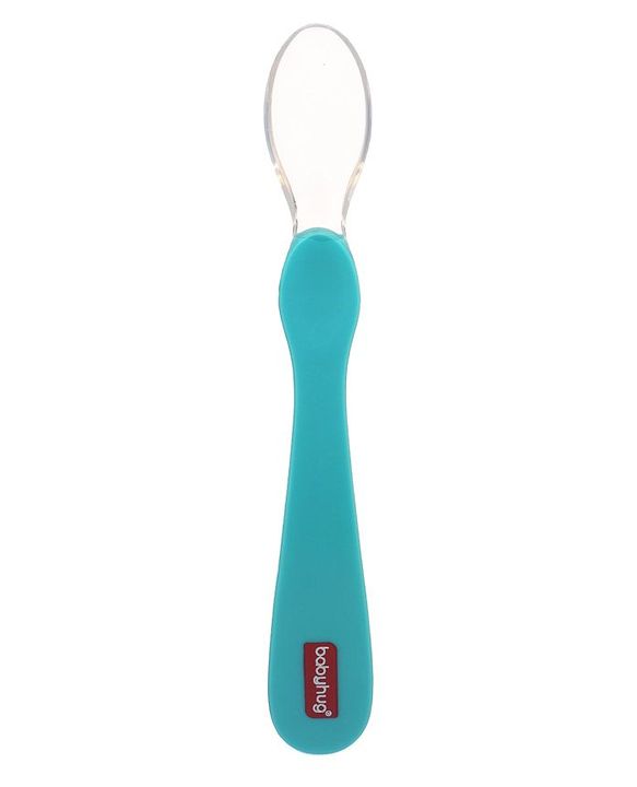 Babyhug Lumi Silicone Spoon Pack of 2 - Blue