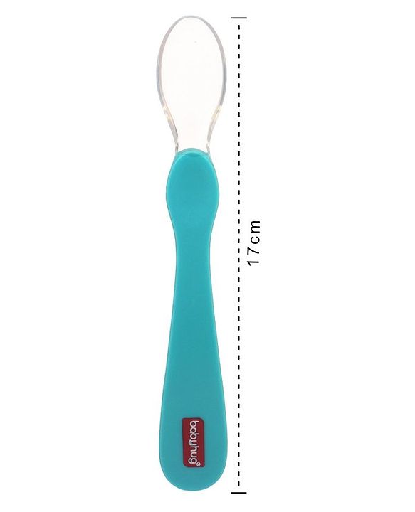 Babyhug Lumi Silicone Spoon Pack of 2 - Blue