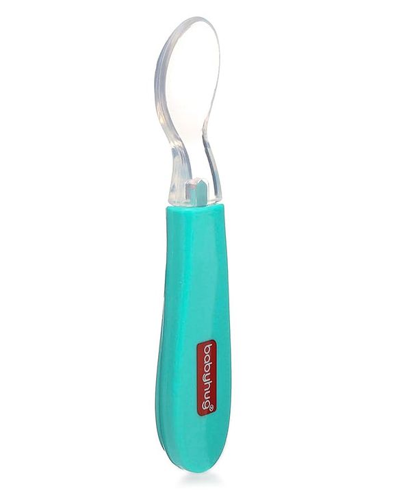 Babyhug Silicone Spoon Small Pack of 2 - Blue