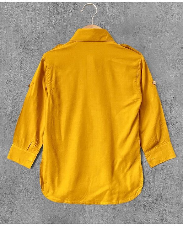 Babyhug Full Sleeves Kurta & Pajama Set - Yellow
