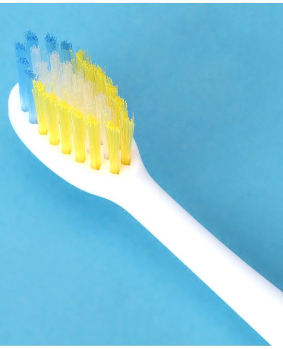 Babyhug Ultra Soft Bristles Elephant Design Toothbrush - Blue