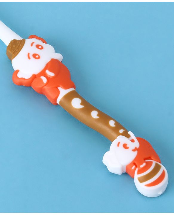 Babyhug Ultra Soft Bristles Elephant Design Toothbrush - Blue