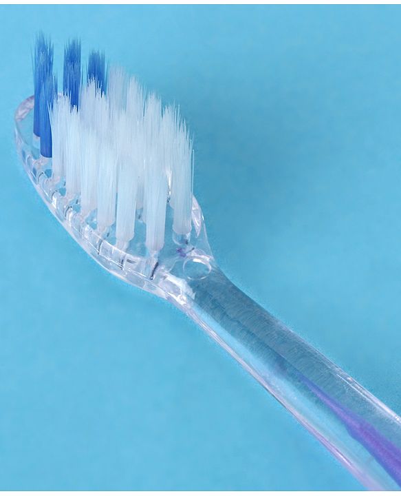 Babyhug Ultra Soft Bristles Tiger Design Toothbrush - Purple