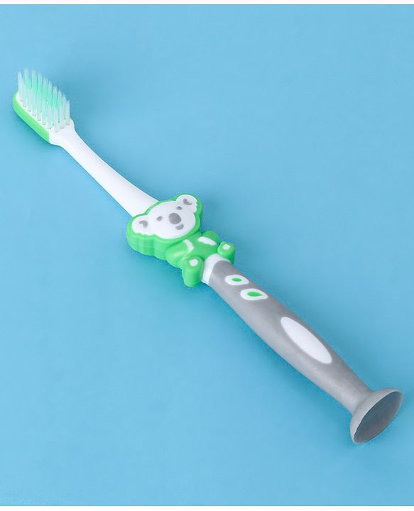 Babyhug Ultra Soft Bristles Koala Design Toothbrush - Green