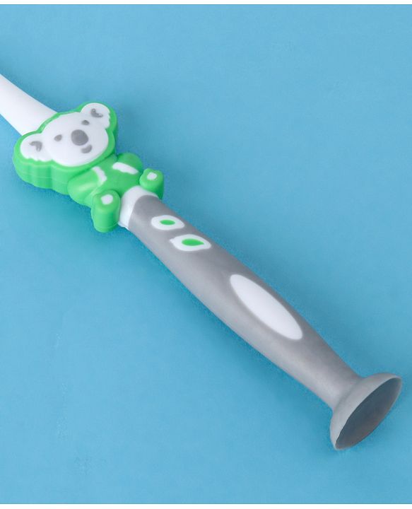 Babyhug Ultra Soft Bristles Koala Design Toothbrush - Green
