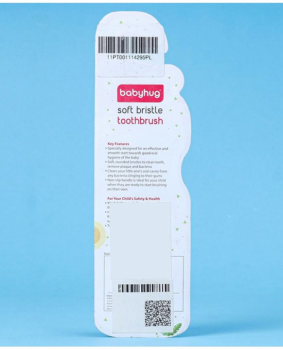 Babyhug Ultra Soft Bristles Koala Design Toothbrush - Green